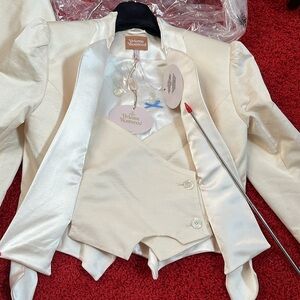 VIVIENNE WESTWOOD BRIDAL SUIT SS2015 FREDDY FRAME SUIT US8 NWT